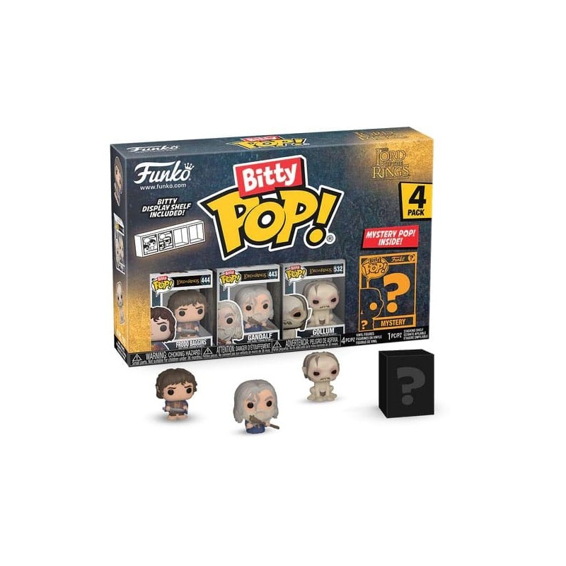 Le Seigneur des Anneaux - Le Seigneur des anneaux pack 4 figurines Bitty POP! Vinyl Frodo 2,5 cm