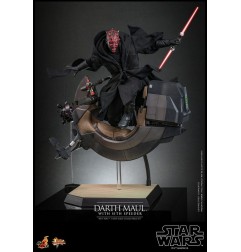 Star Wars - Episode I figurine Movie Masterpiece 1/6 Darth Maul with Sith Speeder 29 cm