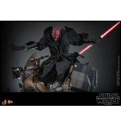 Star Wars Episode I - Figurine Movie Masterpiece 1/6 Darth Maul avec Sith Speeder 29 cm