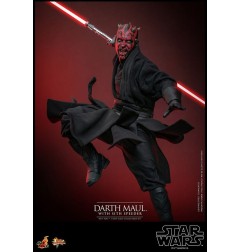 Star Wars - Episode I figurine Movie Masterpiece 1/6 Darth Maul with Sith Speeder 29 cm