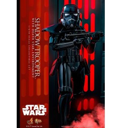 Star Wars - Figurine Movie Masterpiece 1/6 Shadow Trooper avec Death Star Environment 30 cm