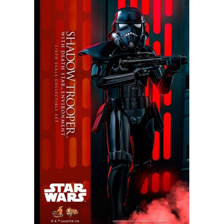 Star Wars - Figurine Movie Masterpiece 1/6 Shadow Trooper with Death Star Environment 30 cm