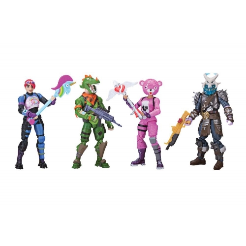 Fortnite - Pack 4 figurines Squad Mode 10 cm
