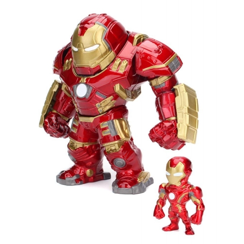 Avengers L'Ère d'Ultron - Figurines Metals Die Cast Hulkbuster & Iron Man 15 cm