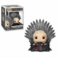 Game of Thrones - Figurine POP! Deluxe Daenerys on Iron Throne 15 cm