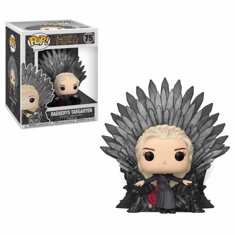 Le Trône de fer - Le Trône de Fer POP! Deluxe Vinyl figurine Daenerys on Iron Throne 15 cm