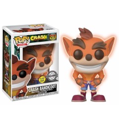 Crash Bandicoot - Figurine POP! Games Vinyl  GITD 9 cm
