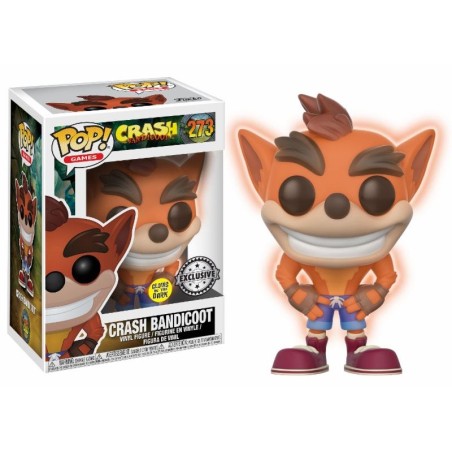 Crash Bandicoot - Figurine POP! Games Vinyl  GITD 9 cm