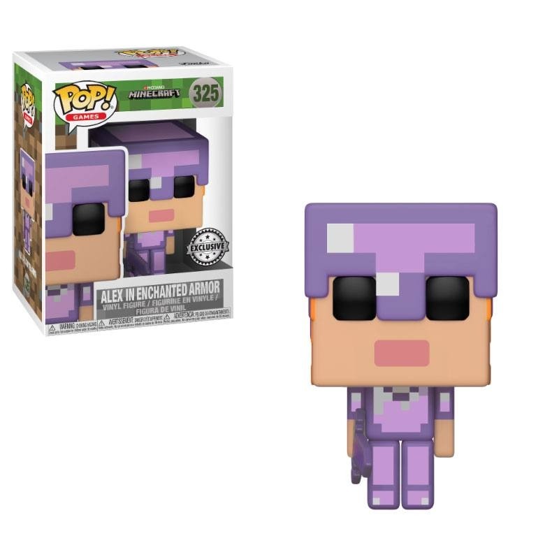 Minecraft - Figurine POP! Alex in Enchanted Armour 9 cm