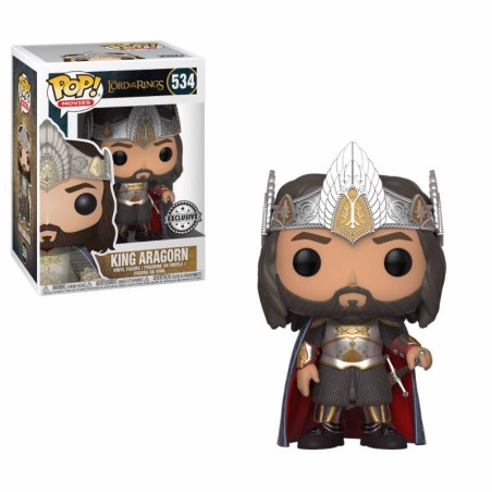 Seigneur des Anneaux, Le - Le Seigneur des Anneaux POP! Movies Vinyl figurine King Aragorn 9 cm
