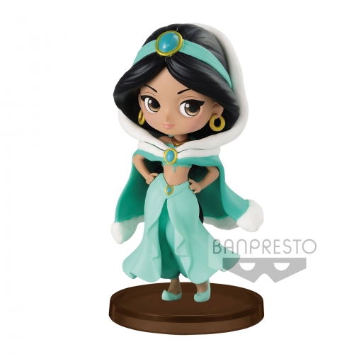 Disney - Figurine Q Posket Petit Girls Festival Jasmine Winter Costume 7 cm