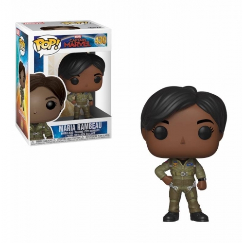 Captain Marvel - Figurine POP! Bobble Head Maria Rambeau 9 cm