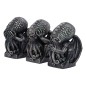 Cthulhu - Figurine Three Wise  7 cm