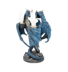 Anne Stokes - Bougeoir Dragon Heart 23 cm