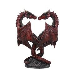 Anne Stokes - Bougeoir Dragon Heart Valentine's Edition 23 cm