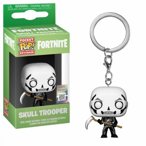 Fortnite - Porte-clés Pocket POP! Skull Trooper 4 cm