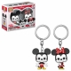 Disney - Pack 2 porte-clés Pocket POP! Mickey & Minnie 4 cm