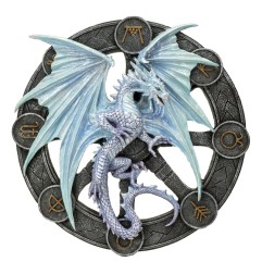 Anne Stokes - Décoration murale Yule Dragon 32 cm