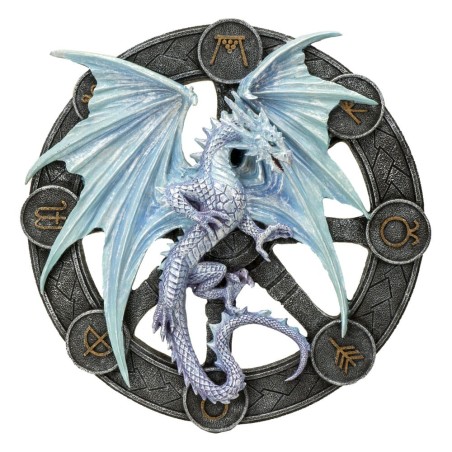 Anne Stokes - Décoration murale Yule Dragon 32 cm