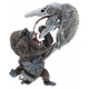Kong Skull Island - Statuette Deform Real Series Soft Vinyl Kong vs Crawler 23 cm
