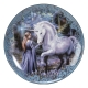 Anne Stokes - Pack 4 plaques Unicorn and Maiden