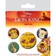 Le Roi lion - Pack 5 badges Hakuna Matata