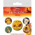 Le Roi lion - Pack 5 badges Hakuna Matata