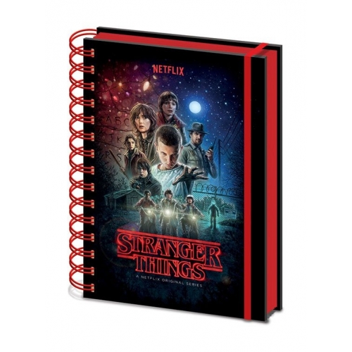 Stranger Things - Cahier à spirale A5 Wiro One Sheet