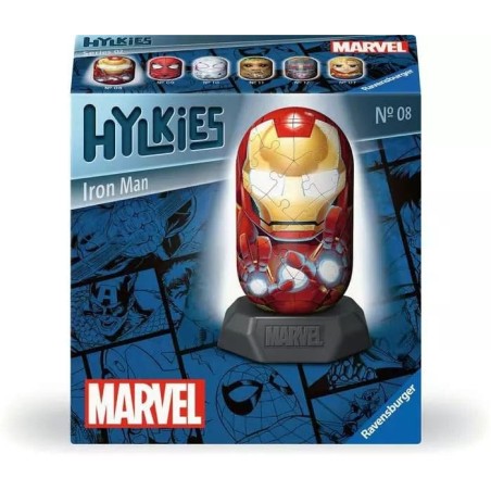 Marvel - Puzzle 3D Iron Man Hylkies (54 pièces)
