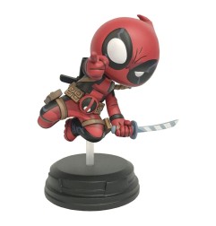 Marvel Animated - Statuette Deadpool (Jumping) 18 cm