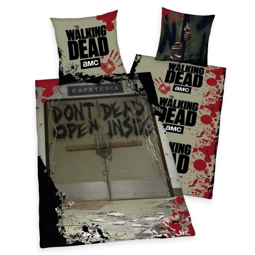 The Walking Dead - Parure de lit Don't Open Dead Inside 135 x 200 cm / 80 x 80 cm
