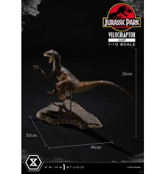 Jurassic Park - Statuette Prime Collectibles 1/10 Velociraptor Jump 21 cm