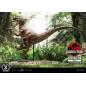 Jurassic Park - Statuette Prime Collectibles 1/10 Velociraptor Jump 21 cm