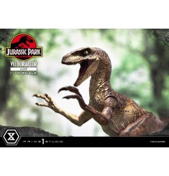 Jurassic Park - Statuette Prime Collectibles 1/10 Velociraptor Jump 21 cm