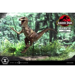 Jurassic Park - Statuette Prime Collectibles 1/10 Velociraptor Jump 21 cm