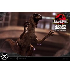Jurassic Park - Statuette Prime Collectibles 1/10 Velociraptor Jump 21 cm