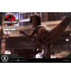 Jurassic Park - Statuette Prime Collectibles 1/10 Velociraptor Jump 21 cm
