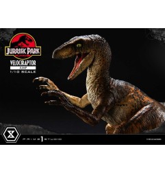 Jurassic Park - Statuette Prime Collectibles 1/10 Velociraptor Jump 21 cm