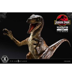 Jurassic Park - Statuette Prime Collectibles 1/10 Velociraptor Jump 21 cm