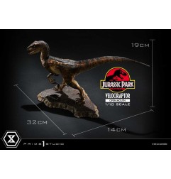 Jurassic Park - Statuette Prime Collectibles 1/10 Velociraptor Open Mouth 19 cm