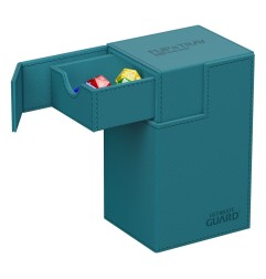 Ultimate Guard - Flip'n'Tray 80+ XenoSkin Monocolor Bleu Pétrole