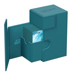 Ultimate Guard - Flip'n'Tray 80+ XenoSkin Monocolor Bleu Pétrole