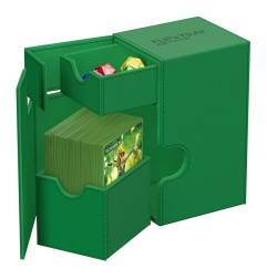 Ultimate Guard - Flip'n'Tray 80+ XenoSkin Monocolor Vert