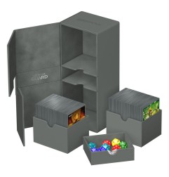 Ultimate Guard - Twin Flip'n'Tray 266+ Xenoskin Gris