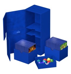 Ultimate Guard - Twin Flip'n'Tray 266+ Xenoskin Bleu