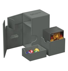 Ultimate Guard - Flip'n'Tray 80+ XenoSkin Monocolor Gris