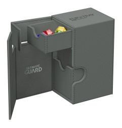 Ultimate Guard - Flip'n'Tray 80+ XenoSkin Monocolor Gris