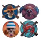 One Piece - Pack 4 sous-verres Characters 1 One Piece - Pack 4 sous-verres Characters 1