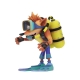 Crash Bandicoot - Figurine Deluxe Scuba Crash 14 cm