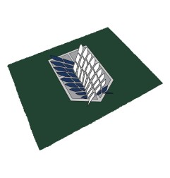 L'Attaque des Titans - Attack on Titan paillasson Scout Emblem 40 x 60 cm